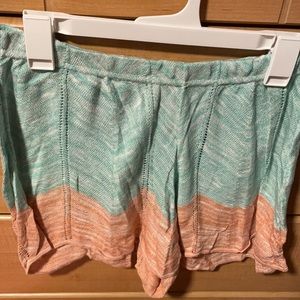 Teal & Coral Xhilaration Shorts